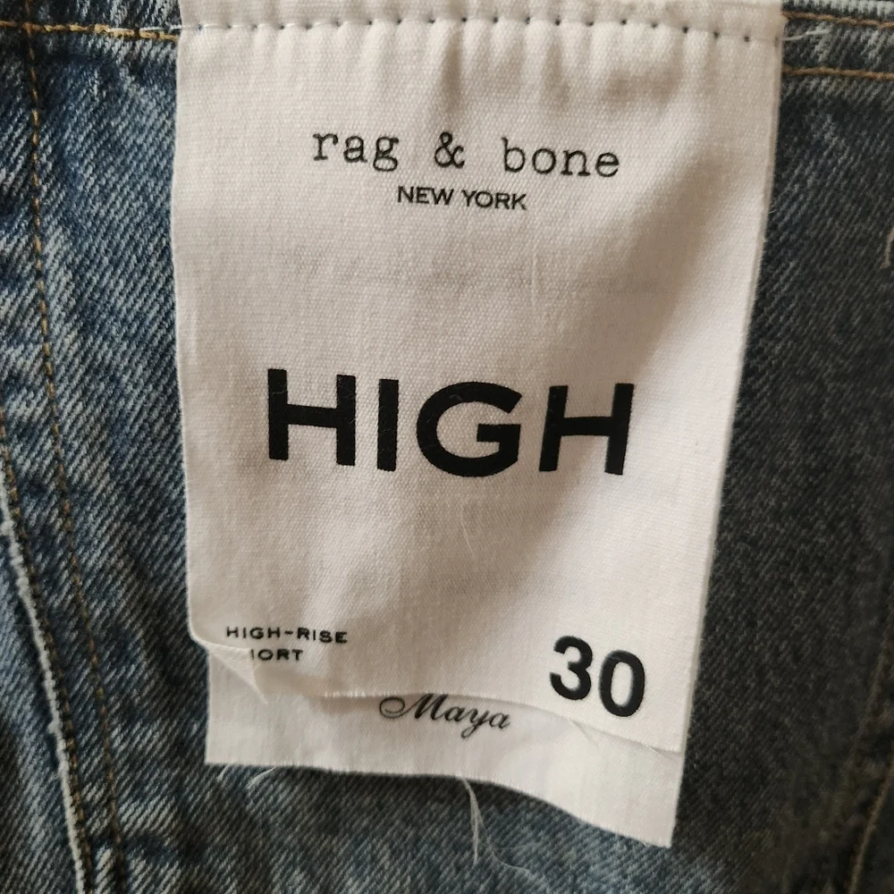 NWT Rag & Bone Maya High Rise Denim‎ Shorts SZ 30